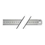 Helios Preisser - Réglet en acier longueur 300 mm acier flexible graduation a = mm/mm