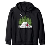 Pitch perfect - Tent Camper Camping Zip Hoodie