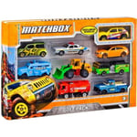 MATCHBOX Matchbox Paket Med 9 Fordon - X7111 Små Bilar 3 År Och +