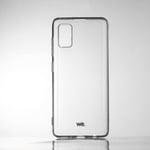 WEWE Coque de protection transparente pour smartphone Samsung Galaxy A41. Fabriqué en TPU. Ultra résistant Apparence du téléphone