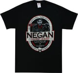 The Walking Dead Negan Double Header Lucille Saviors Label Mens Shirt 09-991