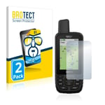 brotect 2-Pack Screen Protector compatible with Garmin GPSMAP 66sr - HD-Clear Protection Film