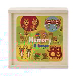 Dida - Memory La Forêt: Jeu de Mémoire et d'Association Montessori, Mémo Animaux, 24 Cartes en Bois à Apparier, pour Enfants de 2-4 Ans, Jeux Éducatifs de Table