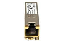 StarTech.com HPE JD089B Compatible SFP Module, 1000BASE-T, SFP to RJ45 Cat6/Cat5e, 1GE Gigabit Ethernet SFP, RJ-45 (Copper) 100m, HPE 5820AF, 12500, 5500, 1Gbps Mini GBIC Transceiver SFP - Lifetime Warranty (JD089BST) - SFP (mini-GBIC) transceiver modul -