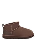 UGG Kids Classic Ultra Mini Classic Boot - Brown, Brown, Size 12 Younger