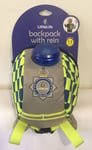 LittleLife Police Toddler Backpack with Child Safety Rein & Flashing Light NEW