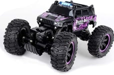 1:14 Giant Four-Wheeled 2.4GHz High Speed Rock Crawlers Remote Control Car,Electric Amphibious Waterproof Stunt Vehicle,Double Motors Drive Big Foot Buggy Truck, Chargeable Climb Car Boy Gift