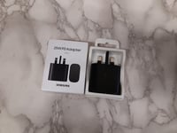 Samsung 25W Travel Adapter BlackMobile Phone Charger {B83}