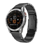 Garmin Epix Gen 2 22 mm ruostumattomasta teräksestä valmistettu kellon ranneke, 22 mm - musta