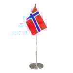Dacapo Silver - Flaggstång Norsk Flagga 40 cm