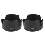 2Pcs Camera Reversible Lens Hood Shade Protector For Nikkor 55‑200mm F/4‑5.6 AUS