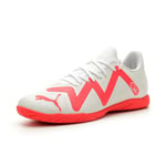 PUMA Men's Future Play Indoor Trainer Sneaker, White-fire Orchid, 12