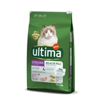1 kg gratis! 7,5 kg / 10 kg Ultima Cat - Sterilized Hairball (6,5 kg + 1 kg)