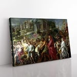 Big Box Art Peter Paul Rubens A Roman Triumph Canvas Wall Art Print Ready to Hang Picture, 76 x 50 cm (30 x 20 Inch), Multi-Coloured