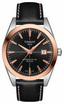 Tissot T9274074605100 Gentleman Powermatic 80 Silicium Solid Watch Black Male