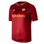 New Balance As Roma 22/23 Junior Short Sleeve T-shirt Home Red 8-9 Years