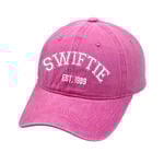 Taylor Swift 1989 Baseballkepsar Dam Swiftie Trucker Hip Hop Trucker Hat Fans Present Svart pink