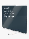 Leitz Cosy Magnetic Glass Whiteboard, Grey