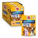 Pedigree Dentastix Chewy Chunx Snack Dentaire pour Petits Chiens saveur Poulet (5 sachets x 68 g)