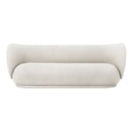 Ferm Living - Rico Sofa 3-Seater Brushed Off White - Soffor