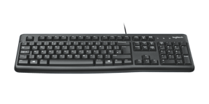Logitech K120 Corded Keyboard Clavier USB prêt à l'emploi - Pусский (Йцукен Qwerty)