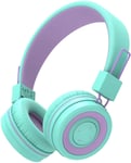 Kids Bluetooth Headphones, iClever Wireless Headphones with MIC, 85dB Volume Limited, Adjustable Headband, Foldable, Childrens Headphones for School/Travel