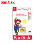SanDisk 64G 128G 256G MicroSDXC for【Nintendo SWITCH】UHS-I U3 100MB/s Card