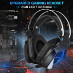 3.5mm Gaming Headset Wired Stereo LED Mic Laptop Headphone For PC PS4 Xbox One