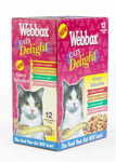 Webbox Cats Delight Pouches Gravy Selection 12x100g (pack Of 4)