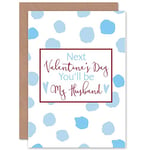 Valentines Love Next Be Husband Engaged Fiance Romance Greetings Card Cp3255