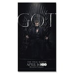 Li han shop Canvas Printing Game Of Thrones Season Drama Poster Role Posters And Prints 2019 Tv Game Wall Art For Bedroom Home Decor Gt547 40X60Cm Without Frame
