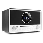 Audizio Lucca stereo DAB-radio med CD-spelare, internetradio, Bluetooth och MP3-spelare - Svart, DAB-radio med CD-spelare, internetradio, Bluetooth och MP3-spelare