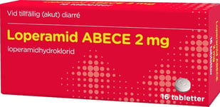 ABECE Loperamid Tablett 2 mg 16 st