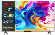 TCL 43C645K 43" 4K QLED ANDROID TV WITH FREEVIEW PLAY & ALEXA - 2 YEAR WARRANTY