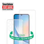 Samsung Galaxy S23 FE 4smarts Second Glass X-Pro 360° Protection Set (Deksel + Skjermbeskytter)