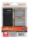 Jupio Canon Kit: 2x Battery LP-E8 1120mAh + USB Single Charger Compat