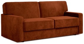 Jay-Be Linea Fabric 3 Seater Sofa Bed - Orange