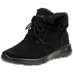 Skechers Women's On-the-go Joy Ankle boots, Black Black Suede Trim Bbk, 7 UK