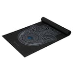 Gaiam Yoga Mat Classic Print Non Slip Exercise & Fitness Mat for All Types of Yoga, Pilates & Floor Workouts, Hamsa, 4mm
