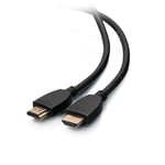 C2G Câble HDMI haute vitesse 4K UHD (60 Hz) avec Ethernet pour appareils 4K, téléviseurs, ordinateurs portables, Xbox One, Xbox Series S, Blu-ray, DVD, PS4, PS5, Smart TV, barre de son et moniteurs