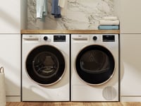 Beko 8kg Washing Machine & 8kg Heatpump Dryer White Combo