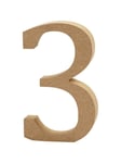 Creativ Company Numero 3 MDF 13cm 1kpl.