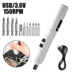 Rechargeable Cordless Electric Screwdriver Driver Bits Drill Kits Screw Driver