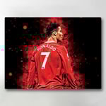 Canvastavla / Tavla - Ronaldo - 40x30 cm - Canvas multifärg