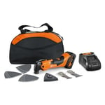 Fein 71293870240 18V AMM500 Plus Cordless Multi Tool with 1 x 4.0Ah Battery, Charger & Bag