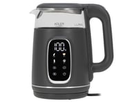 Vattenkokare i LED-glas med temperaturreglering 1,7L
