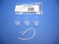 Plantronics Voyager Edge clear Earbud ear Tip Kit Large 3 Pack + 1 ear Hook Loop