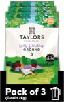 Taylors of Harrogate Lazy Sunday Ground Coffee, 400 G (Pack of 3)