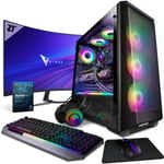 Vibox IV-82 PC Gamer SG-Series - 27"" 144Hz Écran Pack Incurvé - 6 Core Intel i5 12400F - Nvidia RTX 3070 Ti 8Go Carte Graphique - 16Go RAM - 1To NVMe M.2 SSD - Windows 11 - WiFi