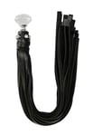 Ouch! Diamond Studded Flogger Faux Leather Whip Glam Bling BDSM Fetish Kink Play
